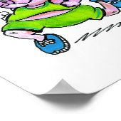 ジョギングピグポスター ポスター (角)