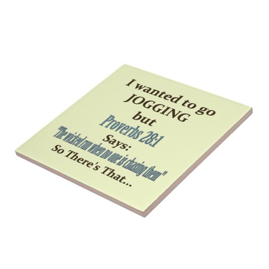 ジョギングユーモア タイル (側面)