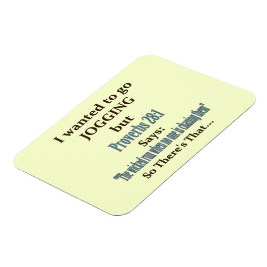 ジョギングユーモア マグネット (左側)