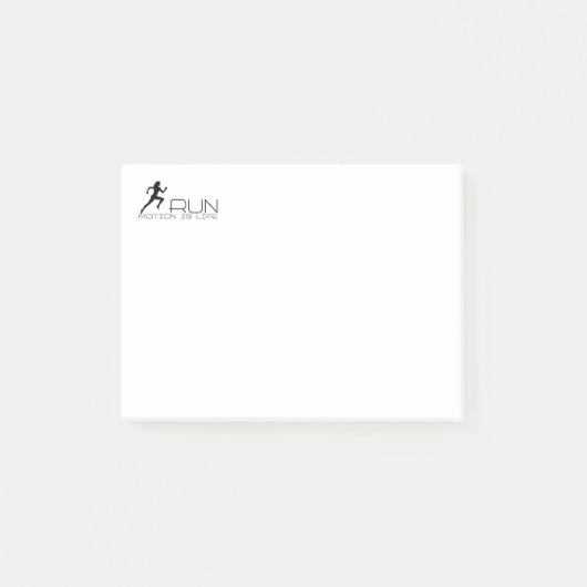ジョギング女 ポストイット (正面)