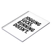 ジョギング最低。ランニングはない。 ノートブック (左側)