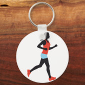 ジョギング キーホルダー (正面)