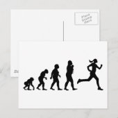 ジョギング ポストカード (正面/裏面)