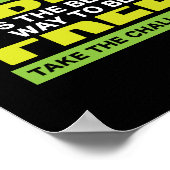 ジョギングGet Fit やる気を起こさせる Support Mag Throw Pil ポスター (角)