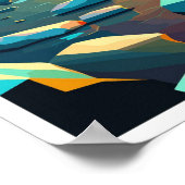 ジョクルサロンアイスランドトラベルヴィンテージイラストレーション ポスター (角)