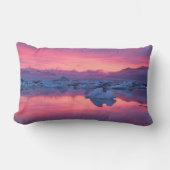 ジョクルサロン氷河ラグーン上空の夕日 ランバークッション (正面)
