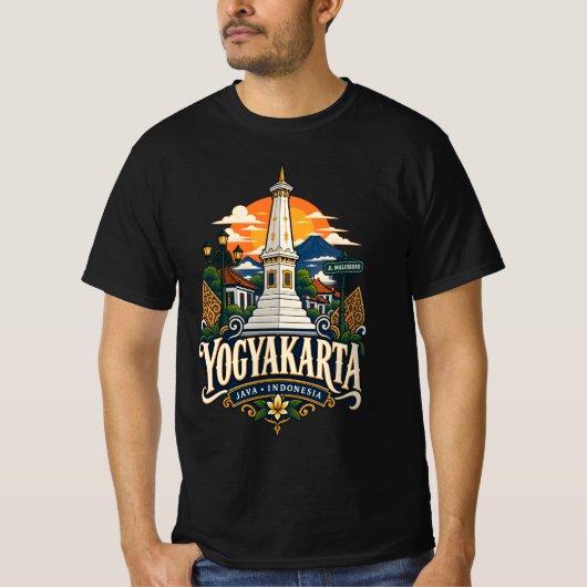 ジョグジャカルタ文化の旅 Tシャツ (正面)
