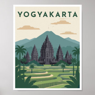 ジョグジャカルタ インドネシア 旅行ポスター ポスター