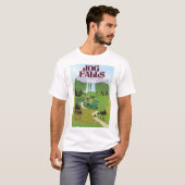 ジョグ滝、ジョグ滝、カルナタカのサガラタルク Tシャツ (正面フル)