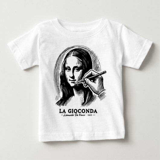 ジョコンダ ベビーTシャツ (正面)