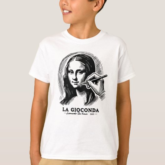 ジョコンダ Tシャツ (正面)