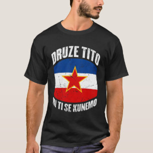 ジョシップ・ブロズ・ティト・マルサルスフライ・ユーゴスラビア Tシャツ