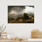 ジョシュアの太陽を指揮 – ジョン・マーティンファインアート ポスター (キッチン)