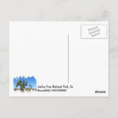 ジョシュアの木はがき! ポストカード (裏面)