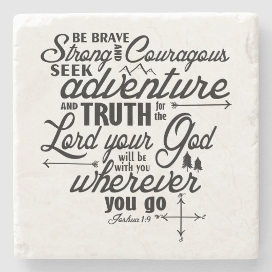 ジョシュアの1:9の石のコースターのタイル ストーンコースター (正面)