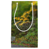 ジョシュアの1:9の聖書の詩のクリスチャンの聖なる書物、経典 スモールペーパーバッグ (正面)