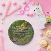 ジョシュアの1:9の聖書の詩のクリスチャンの聖なる書物、経典 ペーパープレート (パーティー)