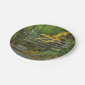 ジョシュアの1:9の聖書の詩のクリスチャンの聖なる書物、経典 ペーパープレート (アングル)