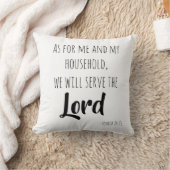 ジョシュアの24:15の装飾用クッション クッション (ブランケット)