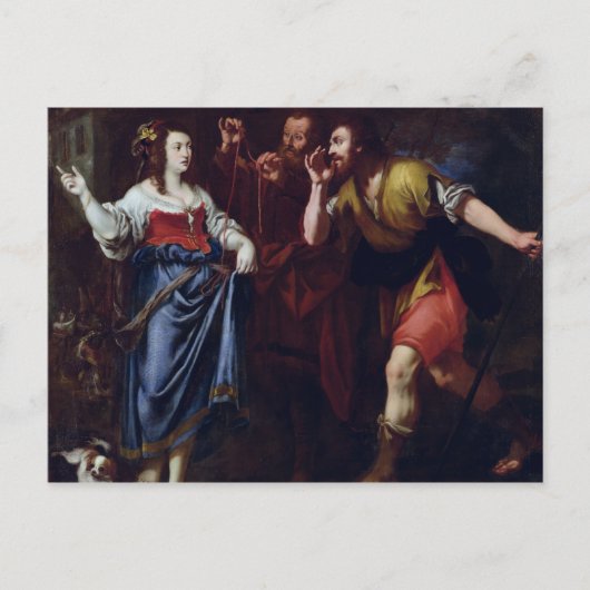 ジョシュアのRahabそして使者 ポストカード (正面)