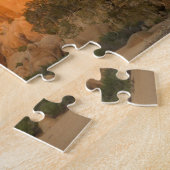 ジョシュアツリーに夕焼けの岩 ジグソーパズル (側面)