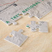 ジョシュアツリーの地図のパズル ジグソーパズル (側面)