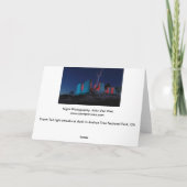 ジョシュアツリーの尾ライト カード (裏面)