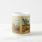 ジョシュアツリーカリフォルニアヴィンテージトラベル コーヒーマグカップ (中央)