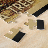 ジョシュアツリーカリフォルニアヴィンテージ旅行 ジグソーパズル (側面)