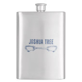ジョシュアツリーカリフォルニア登山クイックドロー フラスク (正面)