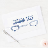 ジョシュアツリーカリフォルニア登山クイックドロー 長方形シール (封筒)