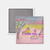 ジョシュアツリーサンセット マグネット (正面/裏面)