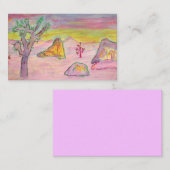 ジョシュアツリーサンセット 名刺 (正面/裏面)