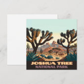 ジョシュアツリーナショナルパークカリフォルニアデザートレトロ (正面/裏面)