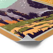 ジョシュアツリーナショナルパークカリフォルニアランドマーク ポスター (角)