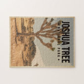 ジョシュアツリーナショナルパークカリフォルニアヴィンテージ ジグソーパズル (横)