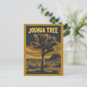ジョシュアツリーナショナルパークカリフォルニアヴィンテージ ポストカード (スタンド正面)