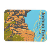 ジョシュアツリーナショナルパークザ素晴らしブリト マグネット (横)