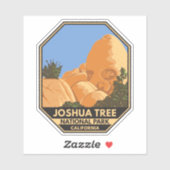 ジョシュアツリーナショナルパークスカルロックカリフォルニア シール (シート)