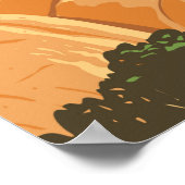 ジョシュアツリーナショナルパークスカルロックカリフォルニア ポスター (角)