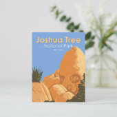 ジョシュアツリーナショナルパークスカルロックカリフォルニア ポストカード (スタンド正面)