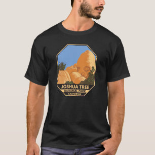 ジョシュアツリーナショナルパークスカルロックカリフォルニア Tシャツ
