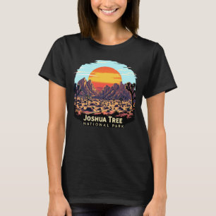 ジョシュアツリーナショナルパークデザートサンセット Tシャツ