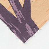 ジョシュアツリーナショナルパークトゥレ春ヴィンテージ フリースブランケット (角)