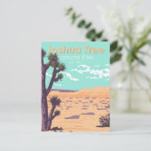 ジョシュアツリーナショナルパークトゥレ春ヴィンテージ ポストカード (スタンド正面)