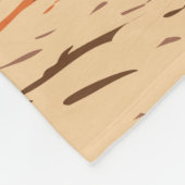 ジョシュアツリーナショナルパークトルコフラッツサンドデュネス フリースブランケット (角)