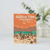 ジョシュアツリーナショナルパークトルコフラッツサンドデュネス ポストカード (スタンド正面)
