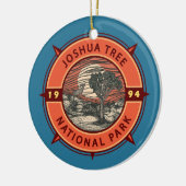 ジョシュアツリーナショナルパークビゴーンシープコンパス セラミックオーナメント (左)