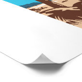 ジョシュアツリーナショナルパークリバーサイドカリフォルニア ポスター (角)