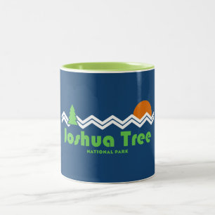 ジョシュアツリーナショナルパークレトロ ツートーンマグカップ